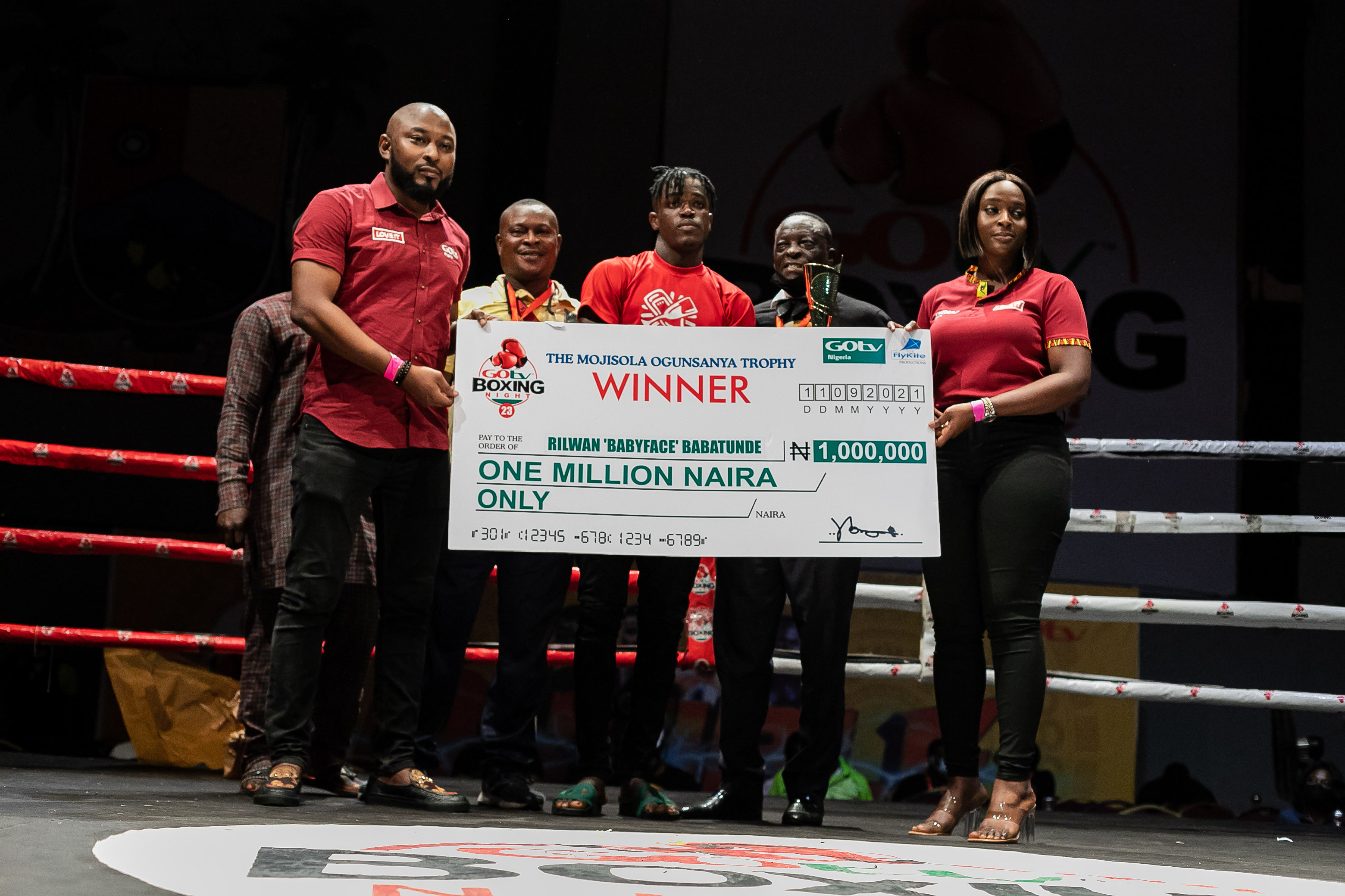 GOtv Boxing Night 23: Baby Face bounces back, wins N1m cash prize