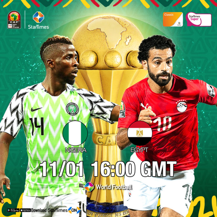 AFCON 2021: Nigeria vs Egypt live on StarTimes