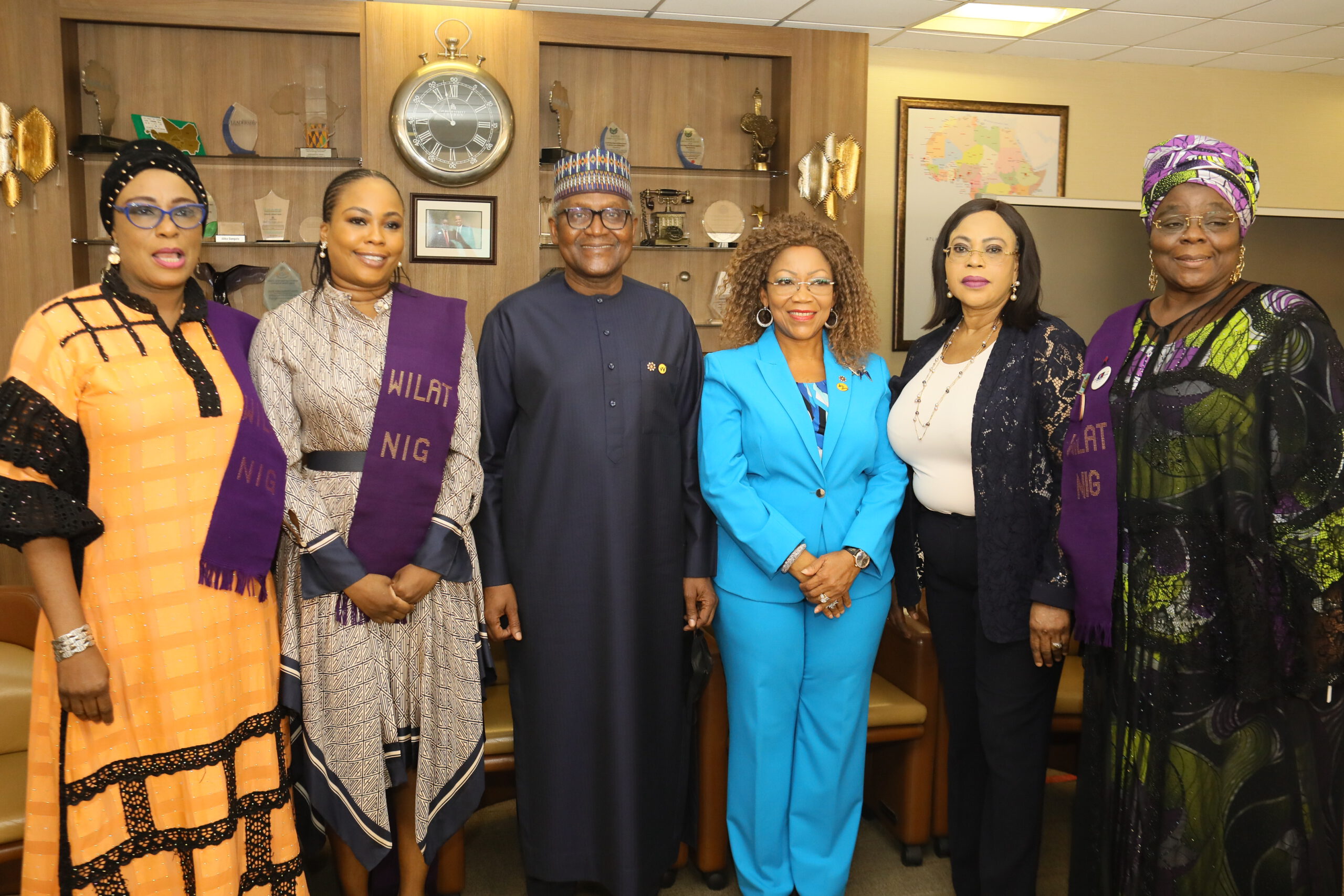 Dangote receives CILT Champion Award, pledges collaboration with Institute