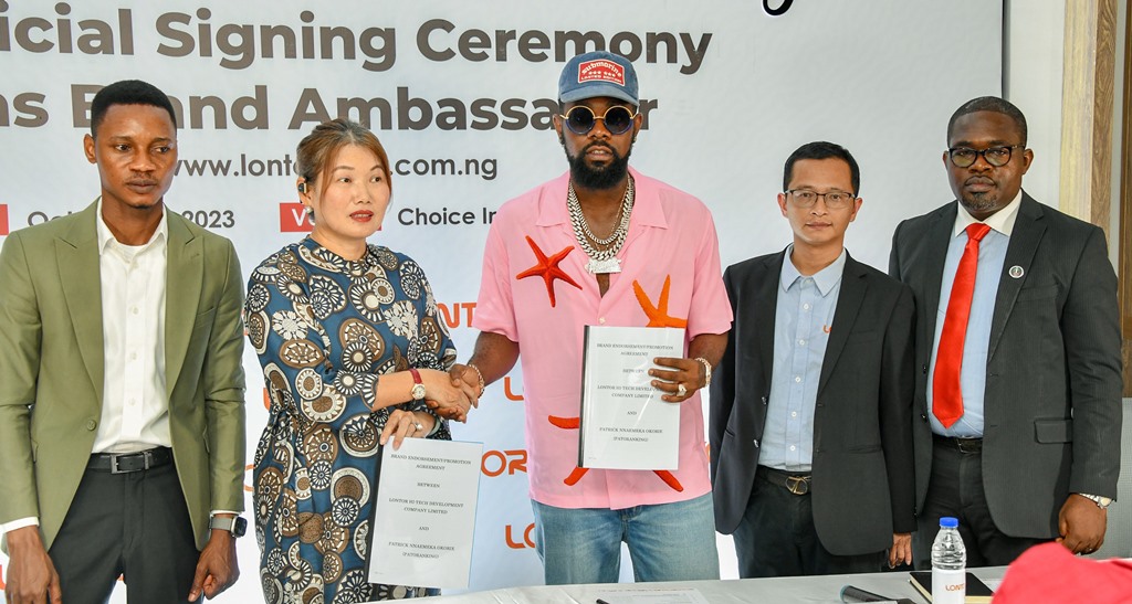 Lontor unveils music star, Patoranking as brand ambassador