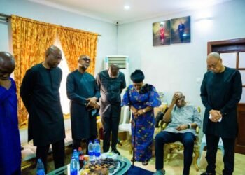 PHOTOS: Gov Abiodun, Aig-Imukhoede, Dangote, others visit Herbert Wigwe’s parents