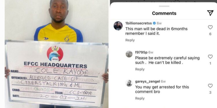 EFCC arrests Nigerian man for saying agency chairman, Olukoyede would die in 6 months