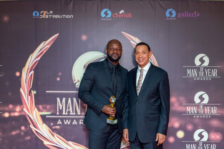 Alex Okosi wins iconic pioneer award at Silverbird Man of the Year Awards