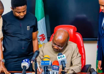 Gov Otti signs into law bill cancelling pension for ex-Abia govs, deputies