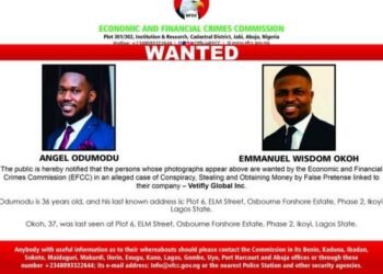 Helicopter-Booking Company, Vetifly’s CEO Okoh, COO Odumodu declared wanted by EFCC