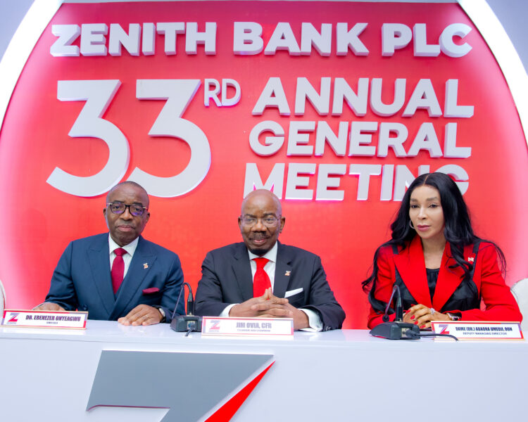 Zenith Bank delivers on promise of shareholders value with record dividend payout of N125.59bn