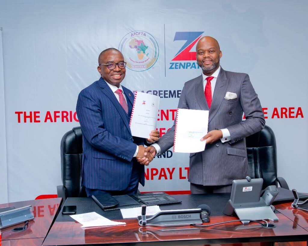 Zenith Fintech subsidiary Zenpay Limited partners AfCFTA  on innovative trade portal