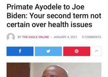US Election: Democratic Party listens to Primate Ayodele, drops Joe Biden as Presidential candidate