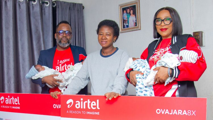 Airtel presents cheques to infant quadruplets, celebrates meaningful CSR