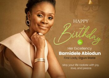 Aare Adetola EmmanuelKing congratulates Mrs. Bamidele Abiodun on her 57th birthday