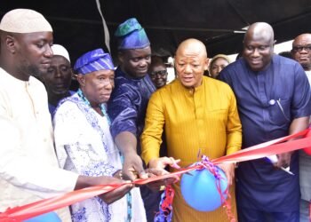 NASCON Allied Industries handed over a borehole to Alayabiagba host community