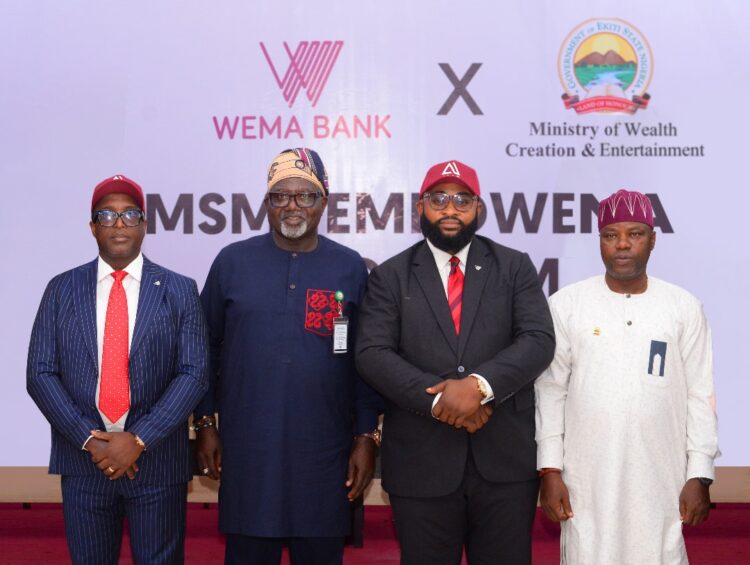 Wema Bank empowers 100,000 MSMEs in Ekiti State