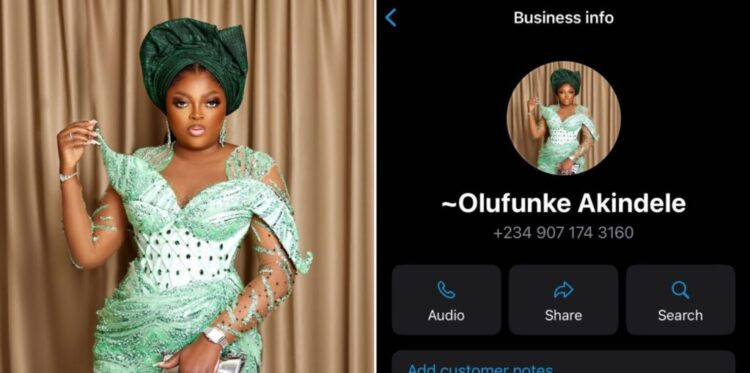 Funke Akindele exposes scammer impersonating her to dupe people