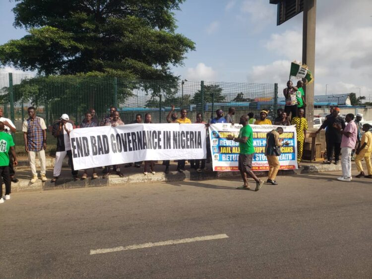 Despite Tinubu’s address, protesters stormed out for Day 4 of ‘hunger’ protest