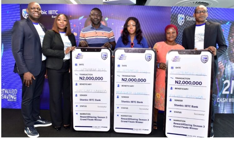 Stanbic IBTC Bank makes millionaires in the Reward4Saving 3.0 grand finale