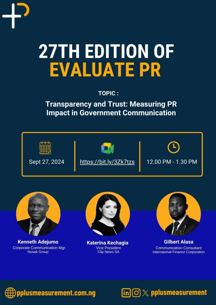 #EvaluatePR returns: Join top PR experts on Measuring PR Impact in government communication