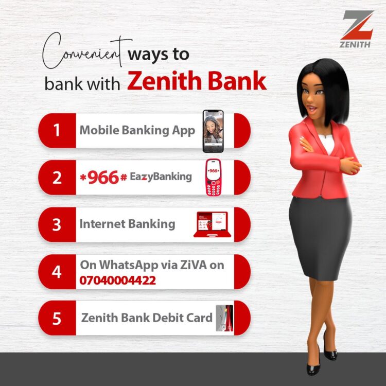 Zenith Bank enhances customer online experience with revamped digital channels