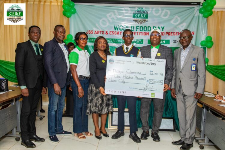 Capacious Farms and Adron Homes celebrate World Food Day with JSS Arts & Essay contest, award top 5 schools