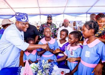 Obasa @52: Photos as Lagos Speaker celebrates with school kids