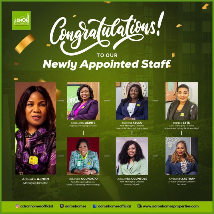 Adron Homes welcomes new executive, emphasising commitment to professional excellence