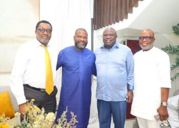 PHOTO: Ambode pays condolence visit to AFRIMA President