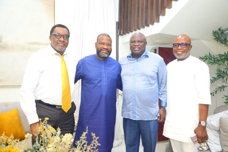 PHOTO: Ambode pays condolence visit to AFRIMA President