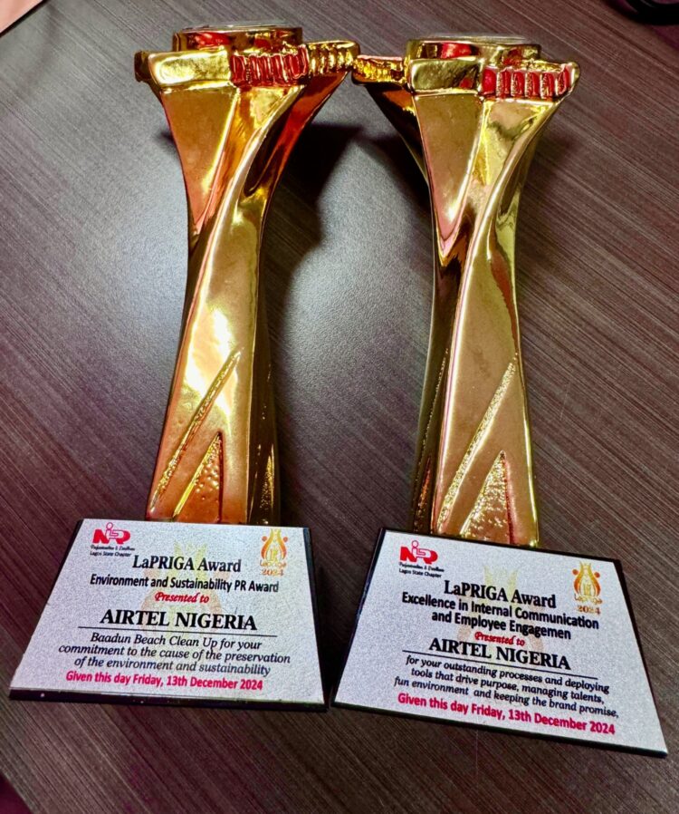 Airtel wins two awards for Sustainability PR and Internal Comms at LaPRIGA 2024