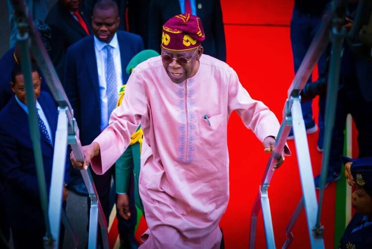 President Tinubu arrives Lagos for Christmas & New Year Holidays