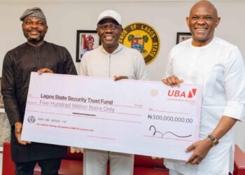 UBA donates N500m to Lagos State Security Trust Fund