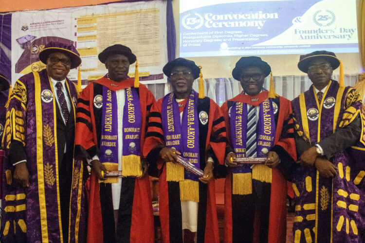 Honour For Mr. Revenue: Ayodele Subair Receives Honorary Doctorate Degree