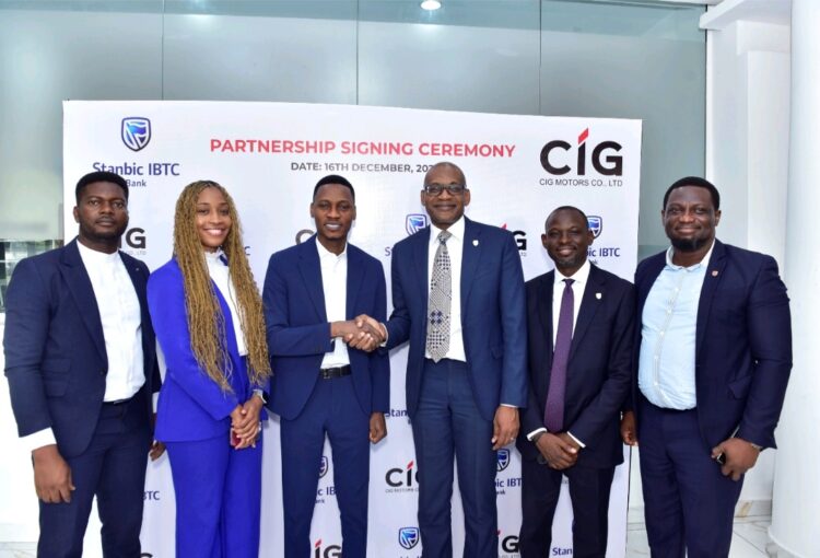 CIG Motors partners Stanbic IBTC Bank to facilitate affordable vehicle ownership
