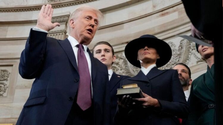 Trump takes oath of office as 47th US President