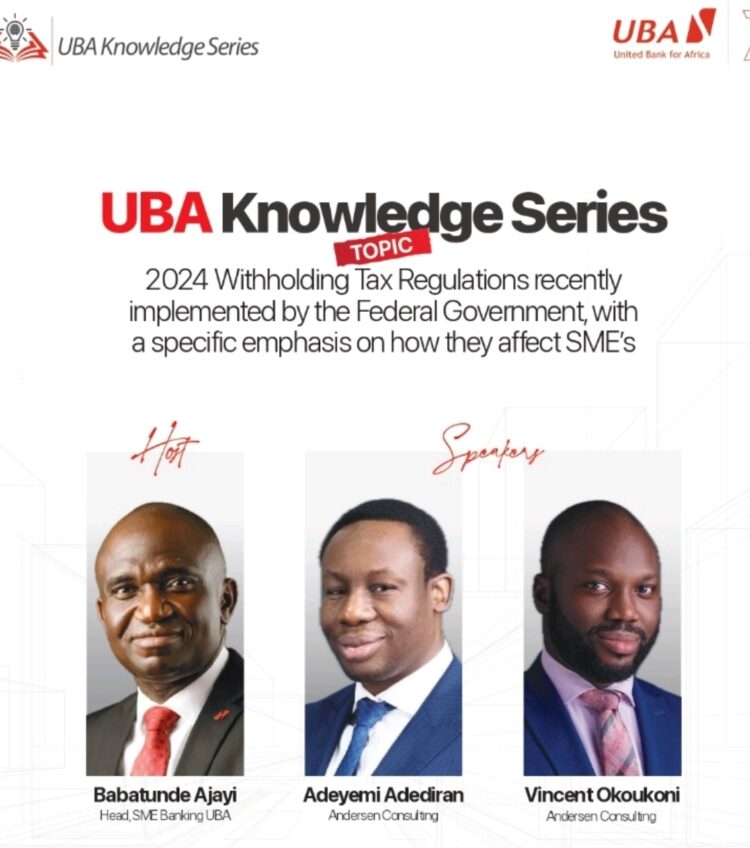 UBA to host knowledge series webinar on new tax regime for SME’s