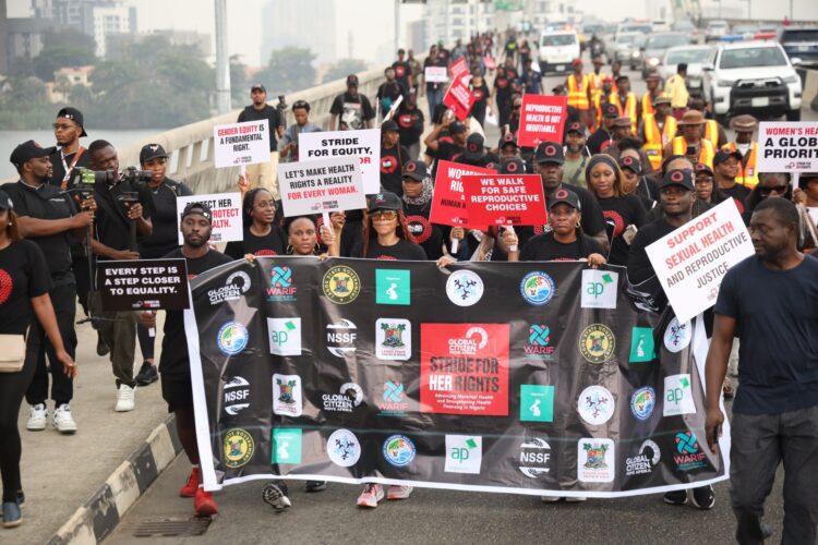 Global Citizens take to the streets to Support Community Health Workers and Maternal Healthcare across Nigeria