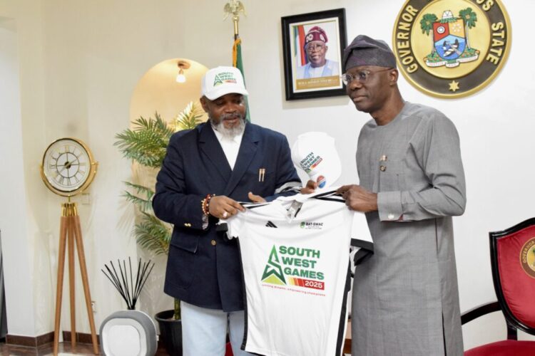 Lagos Governor, Babajide Sanwo-Olu endorses South-West Games 2025