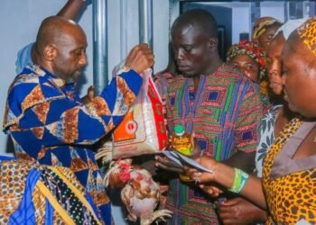 Eid-El-Fitr: Primate Ayodele distributes bags of rice, chicken, others to Muslims