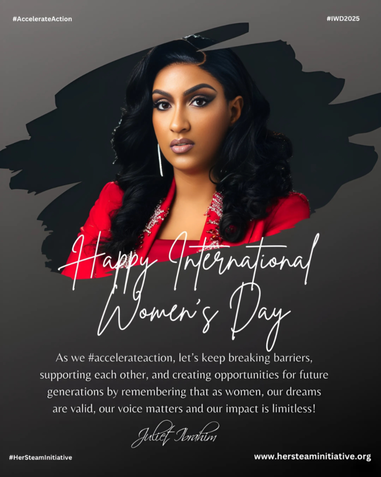 IWD: Juliet Ibrahim launches HER STEAM Initiative