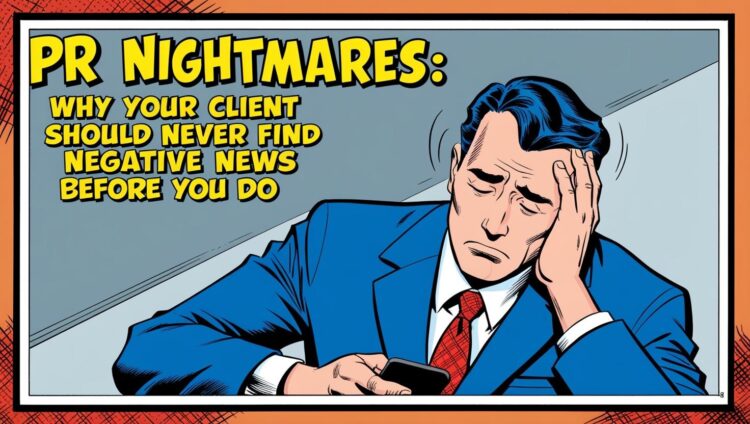PR Nightmares: Why your client should never find negative news before you do