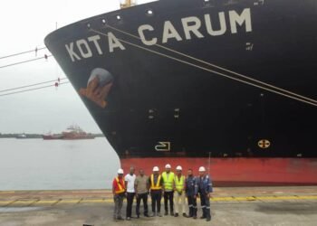 OMT berths largest vessel in history, lauds Dantsoho for supporting and improving port efficiency