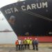 OMT berths largest vessel in history, lauds Dantsoho for supporting and improving port efficiency