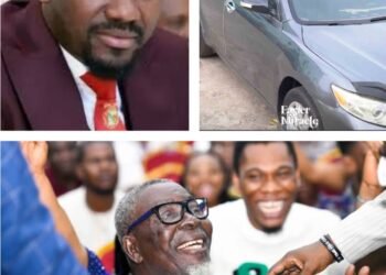 Apostle Suleman blesses 85 year-old church member with new car valued at N8m