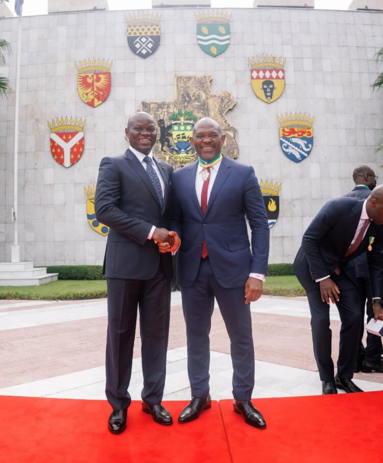 Gabonese President honours Tony Elumelu with National Award for Championing African Development
