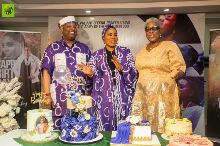 Olori Aderonke EmmanuelKing honoured in spirit-filled birthday celebration as Valiant Special Prayer Squad marks third anniversary