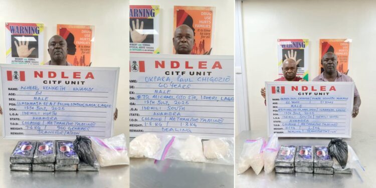 NDLEA arrest 60-year-old drug kingpin Okpara Chigozie in Lagos