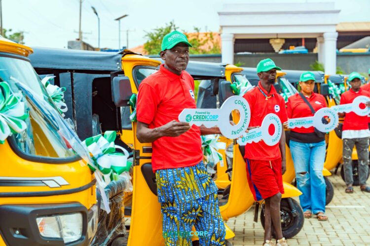 CREDICORP empowers Ikorodu with tricycle distribution to members of the TOAN, Lagos branch
