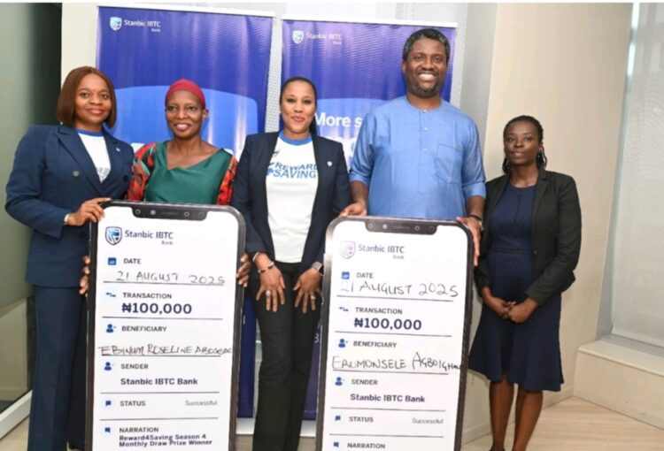 Stanbic IBTC Bank celebrates fourth monthly draw; rewards 70 lucky winners in Reward4Saving Promo 4.0