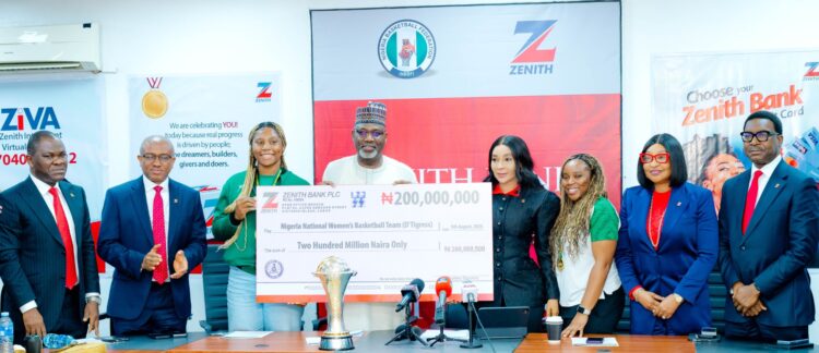 The African Champions, D’Tigress receive ₦200m reward from Zenith Bank