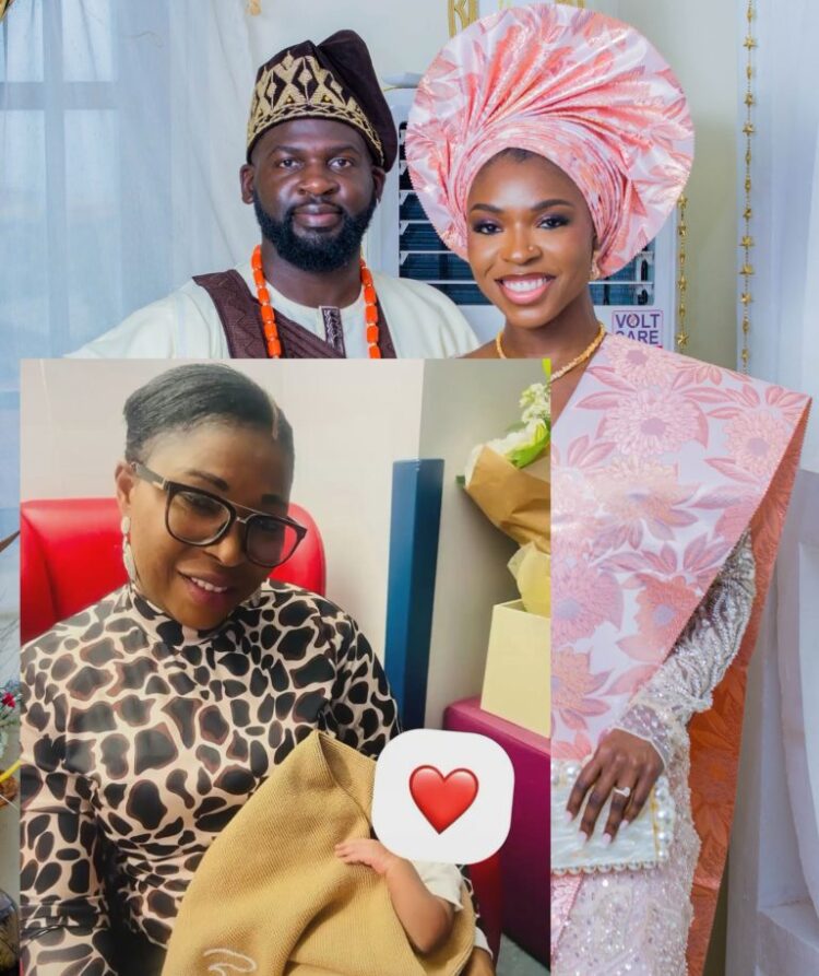 US based Actress and Businesswoman, Bukky Amos-Bello’s daughter welcomes first child with hubby
