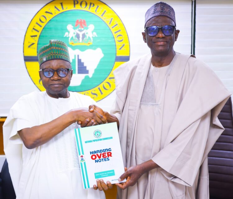 Outgoing NPC chairman, Nasir Kwarra hands over to Muhammad Dattijo