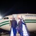 President Tinubu lands in Abuja After Meeting In Rome